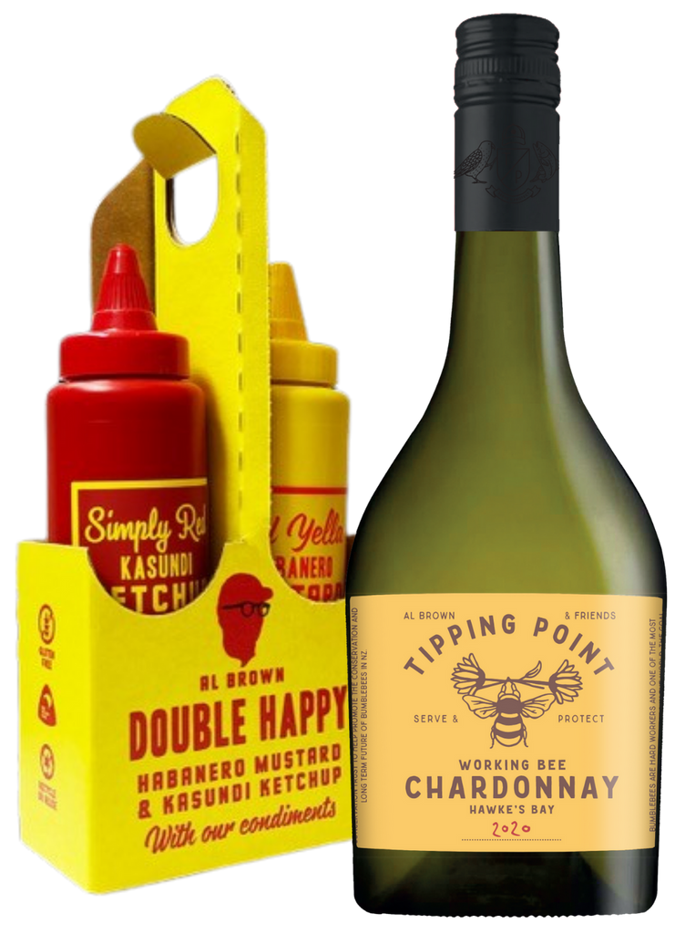 Chardonnay - Case of 6 with 1 x Double Happy Caddy Bundle Deal